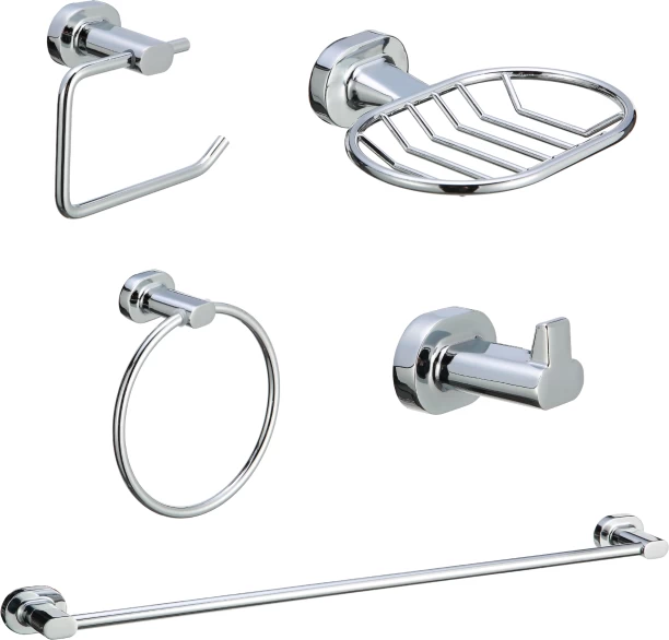 Bodie Zenna Chrome - 5 piece set Shelf Organizers