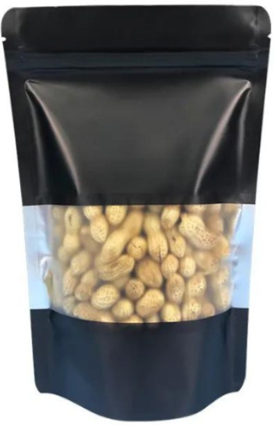 Miss Bliss Imports Resealable Colour Holographic Stand up Pouch Gift Package 15x22cm 200 PK - Black Plastic Storage Pouch