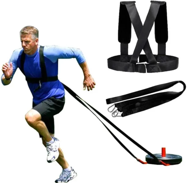 Perfect Dealz Heavy Duty Sled Workout Harness Snow Tire Pulling Strap Strap