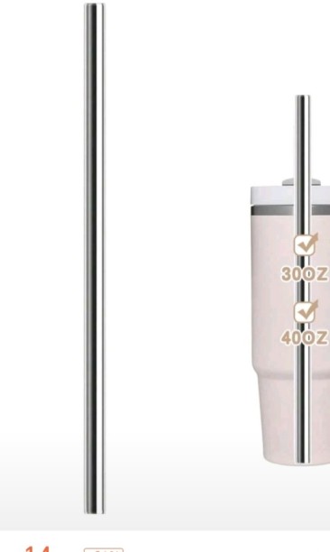METAL STRAW Straight Straw