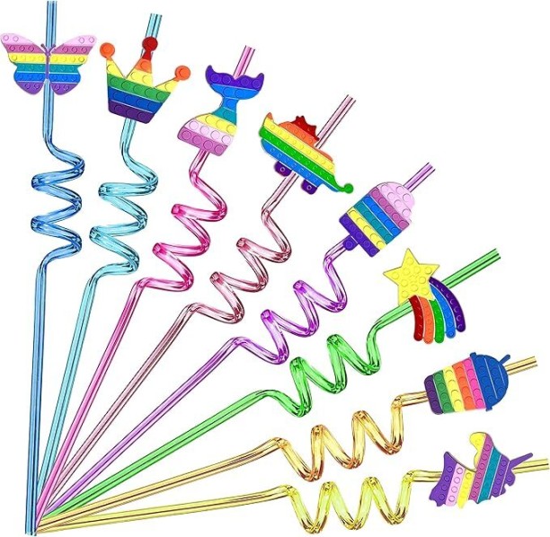 Party Crazy Straw