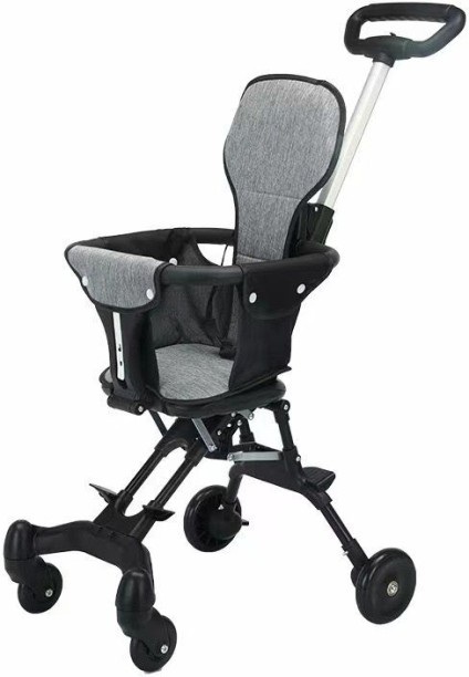 ELCTRO WORLD One Click Folding Bidirectional Installation Free Baby Stroller Stroller Pram