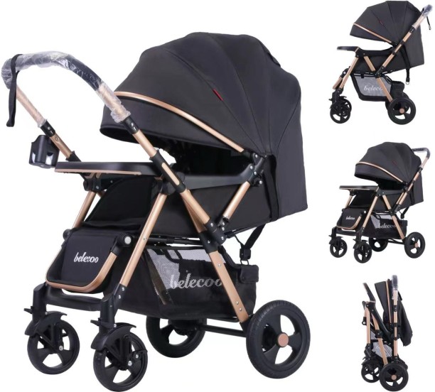 Just Simplified Convertible Flip Handle Baby Cart Stroller Pram