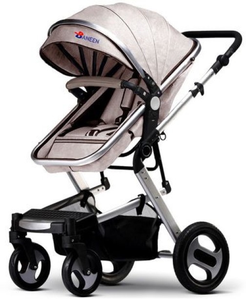 Baneen 2 in 1 Baby Stroller - Beige Stroller Pram