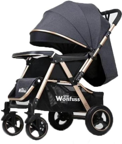 belecoo High Quality Baby Foldable - Black Stroller Pram