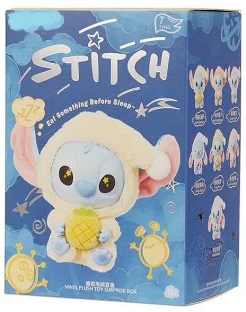 Ctrl+Home Stitch Eat Something Before Sleep Series Vinyl Plush Toy Surprise Box(1pcs random)  - height:15cm