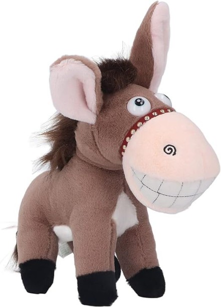 Generic Donkey Plush Toy Cute Decoration Cozy Mule Stuffed Toy Soft Durable  - NA
