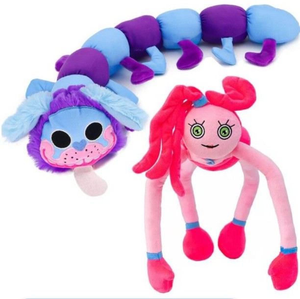 CART IN MART Poppy Playtime Mommy Long Legs & Pug a Pillar Plush Set  - L