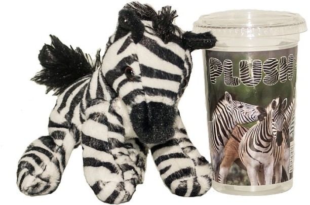 Umlozi PlushTub Collection 12cm - Zebra  - Medium