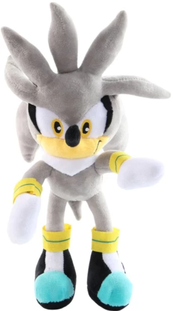 generic Sonic the Hedgehog - Silver - Grey/Silver - Soft Plush Toy  - 38