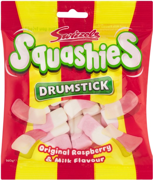 Swizzels Drumstick Squashies Rasberry Jelly Sweets