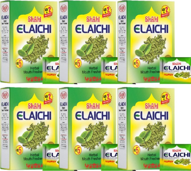 Shahi Elaichi Herbal Mouth Freshener 48 pcs Elaichi (Cardamom) Mouth Freshener
