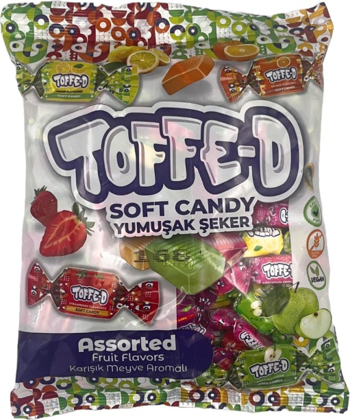 Toffe-D Soft Candy Assorted Fruits Flavour Sweets