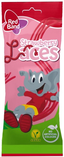 Red Band Strawberry Laces Strawberry Sweets