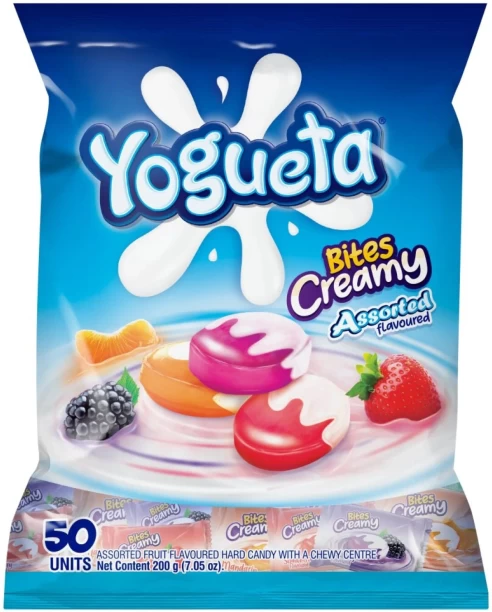 Yogueta Bites Creamy Assorted Coated Candy