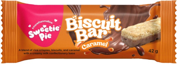 Sweetie Pie Biscuit Bar Caramel, Chocolate Sweets