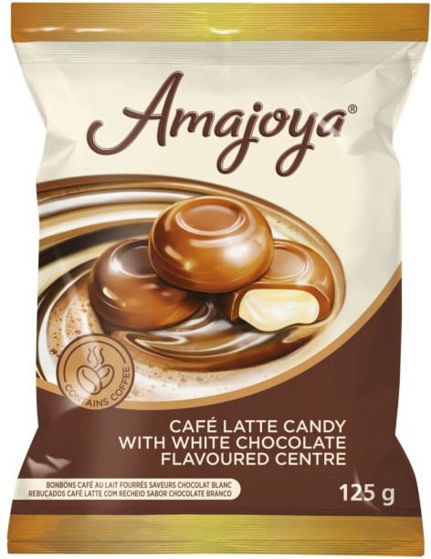Amajoya Cafe Latte Candy Cafe Latte, White Chocolate Sweets