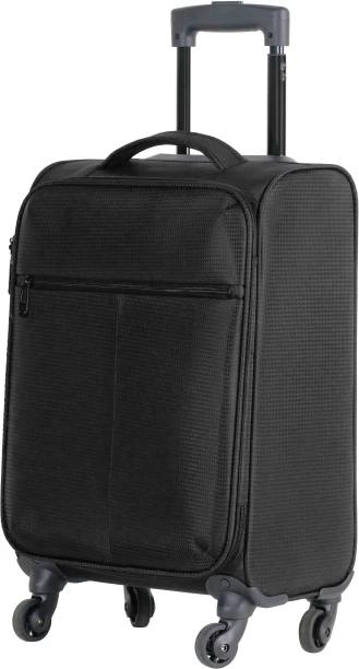 Marco FlexLite Cabin Luggage Bag [20-inch] - Black Cabin Suitcase 4 Wheels - 20 inch