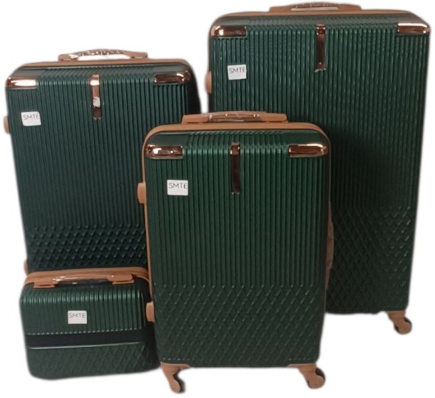 SMTE 4-Piece Luxury Luggage Set Cabin Suitcase 4 Wheels - 25 inch