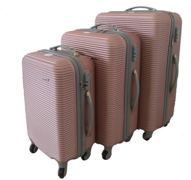 SMTE Daska Hard Outer Shell Travel Luggage Set Check-in Suitcase 4 Wheels - 25 inch