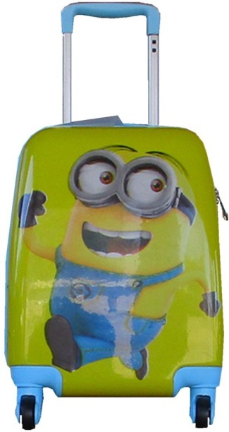 SMTE Hand Luggage Kids School Bag Suitcase for Children Cabin Suitcase 4 Wheels - 28 inch