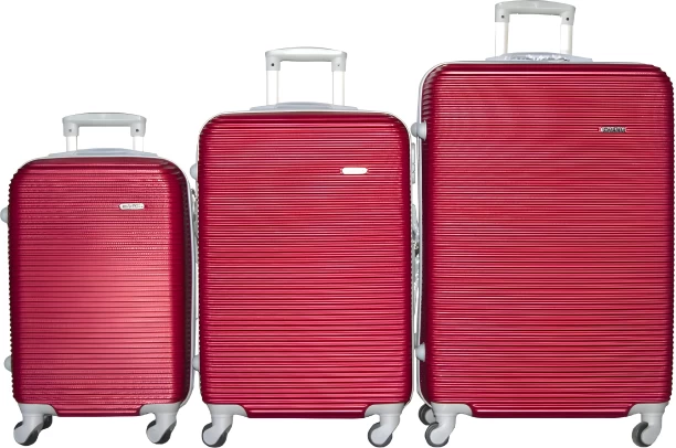 SMTE Shell Luggage Set Check-in Suitcase 4 Wheels - 31 inch