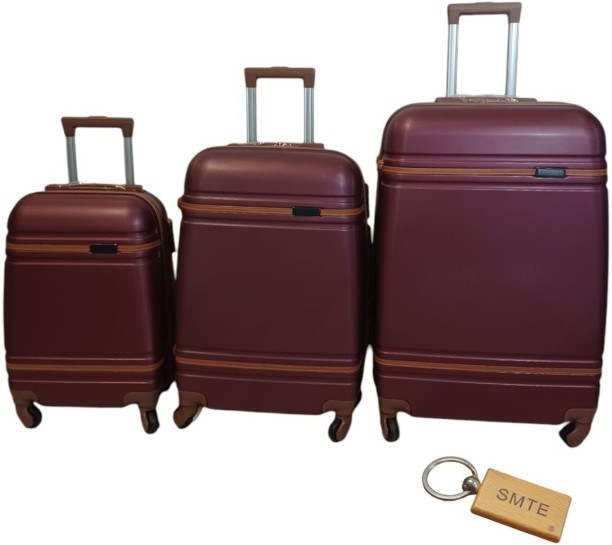 SMTE Premium Bullet Luggage Check-in Suitcase 4 Wheels - 28 inch