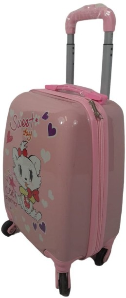 SMTE Quality Kiddies Cartoons Hand Luggage/ Suitcase Cabin Suitcase 4 Wheels - 28 inch