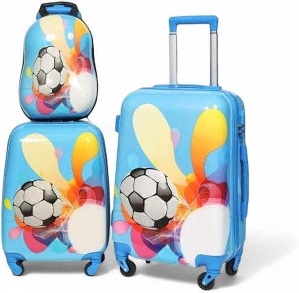 Magugwana12 Kids Travel Luggage Cabin Suitcase 4 Wheels - 40 inch