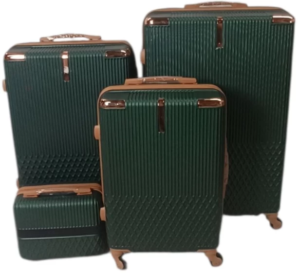 SMTE 4-Piece MST Luggage Set – Green Cabin & Check-in Set 4 Wheels - 28 inch