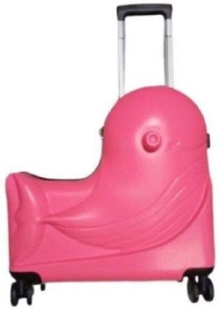 PSM23 PSM Ride-On Travel Suitcase for Kids Check-in Suitcase 4 Wheels - 20 inch