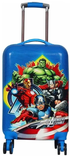 Class Vault High quality Hand Luggage Avengers Cartoon Kids' Bag Cabin Suitcase 4 Wheels - 20 inch
