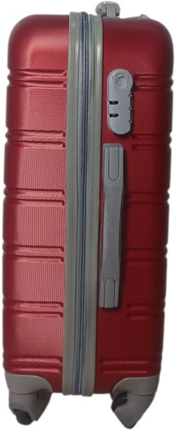 SMTE 27-Inch Hard Shell Suitcase – Red Suitcase 4 Wheels - 27 inch