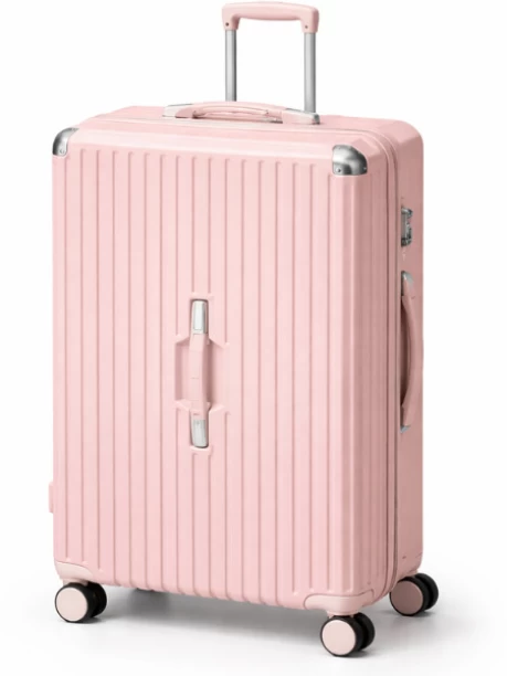Shinestar Travel Luggage Bag 28" Pink - [ 71cm] Suitcase 4 Wheels - 28 inch
