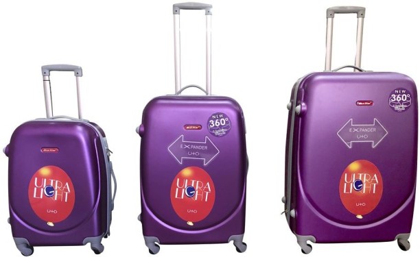 Blue Star 6206 - Purple Cabin & Check-in Set 4 Wheels - 29 inch