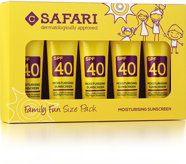 SAFARI Sunscreen - SPF 40 Sunscreen Family 5 Pack 5X20ML
