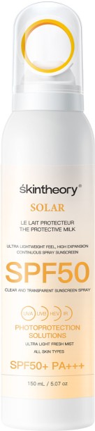 Skintheory Sunscreen - SPF 50 PA+++ Skin theory UVA UVB Skin theory Solar SPF50