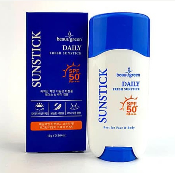 BEAUUGREEN Sunscreen - SPF 50 + PA++++ SUNSTICK DAILY FRESH 16g