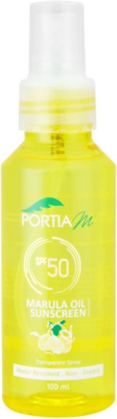 Portia M Sunscreen - SPF 50 Marula Oil Spray SPF50 100ml