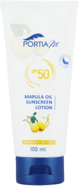 Portia M Sunscreen - SPF 50 Marula Oil Sunscreen Lotion SPF50 100ml
