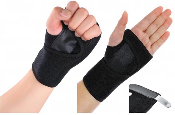 Finevr Wrist brace skiing sprained wrist tendon sheath recovery sheath joint fixator anti-collision splint brace strain protective gear Knee Support For  Health Care