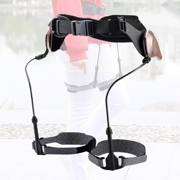 Fariedl Walking Aids,Hypershell Exoskeleton Legs for Walking Aids, Wearable Bionic Exoskeleton Power Aid Robotic Exoskeleton Legs for Limited Training Mobility Lower Limb Rehabilitation Training Thigh Support For  Health Care