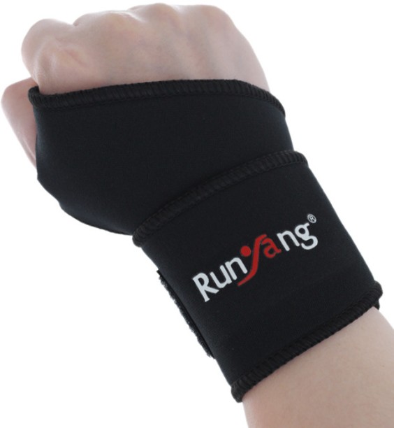 Finevr Wrap-around compression strap sports wristbands, comfortable, breathable, sweat-absorbent, powerlifting fitness training protective wrist braces Knee Support For  Health Care