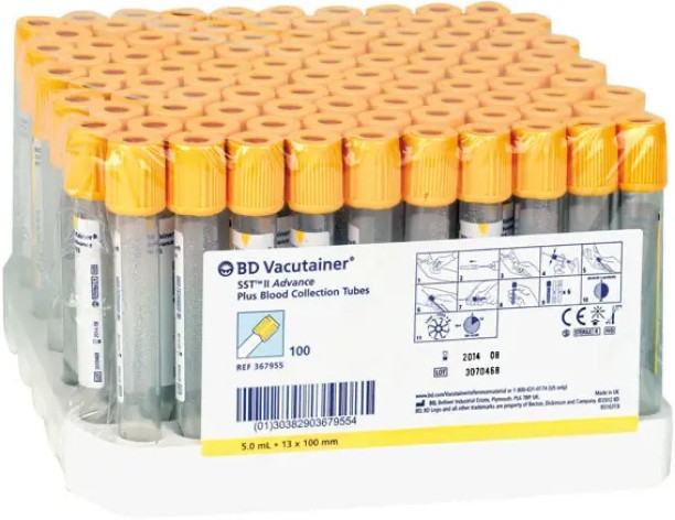 BD Vacucare Vacutainer® Yellow SST Advance Tubes First Aid Kit