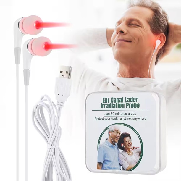 Fantasy Town Red Light Therapy for Ears, USB Red Light Therapy for Ears Supporter For  Health Care