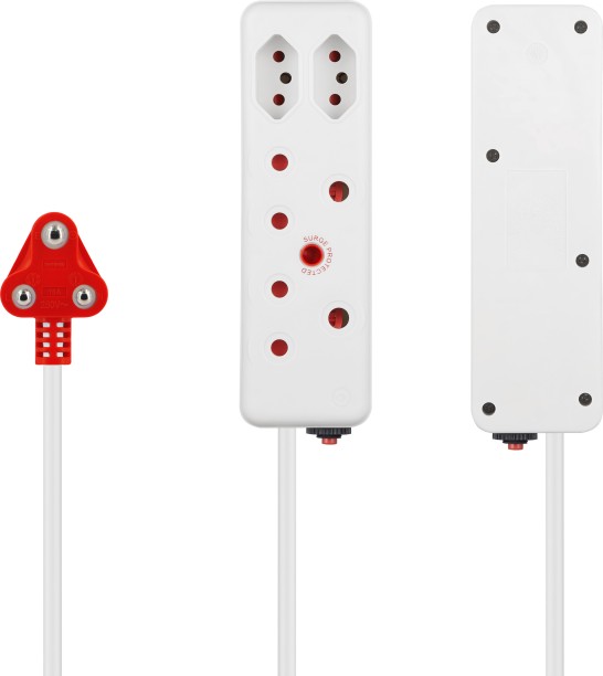 Switched 4-Way Medium Surge Extension Lead 3M 4  Socket Extension Boards