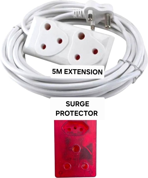 DH PRO EXTENSION CORD 3M WITH SURGE ADAPTER 2  Socket Extension Boards