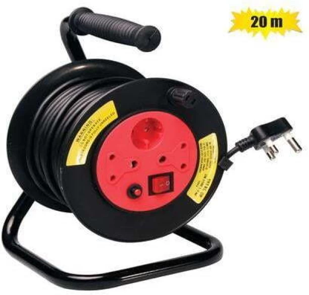 Exclusive Products Extension Cord with Reel 2  Socket Extension Boards