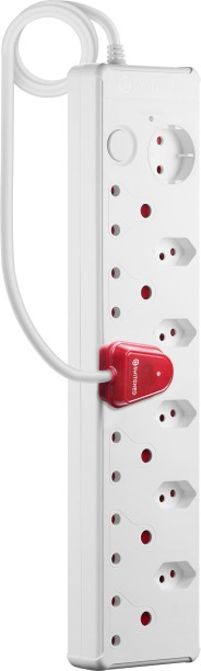 Switched High Surge 12 Way Multiplug 0.5M 1140J 12  Socket Extension Boards