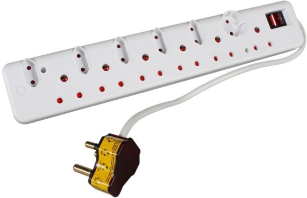 Ellies 12 Way High Surge Multiplug 0.5M 12  Socket Extension Boards